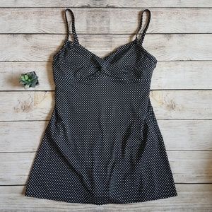 Beach House Polka Dot Swimsuit Dress 16 C3